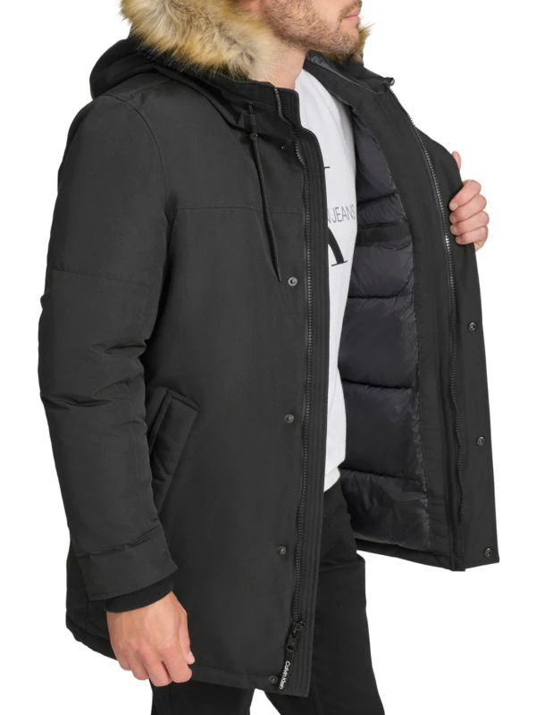 Calvin Klein Arctic Faille Parka Jacket 5