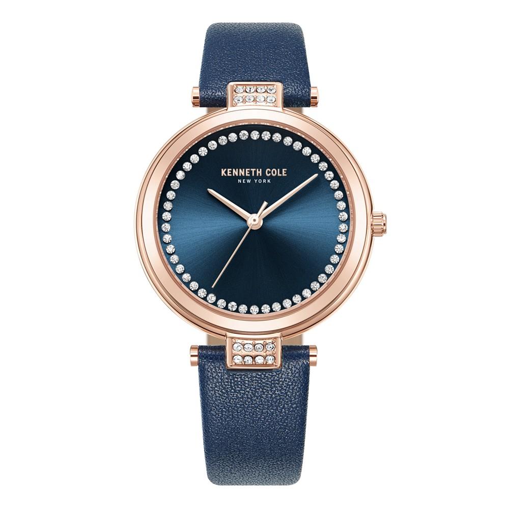 Kenneth Cole New York Women's Quartz Classic Blue Genuine Leather Watch
