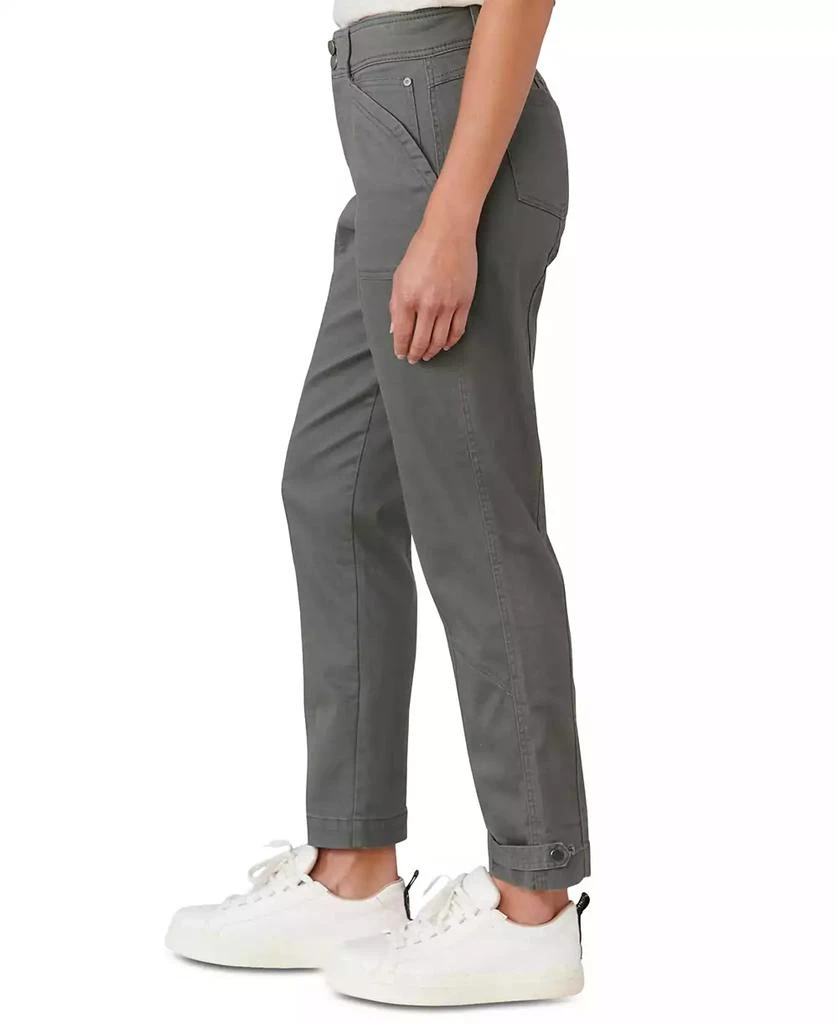 Democracy Petite AB Solution High Rise Tapered Utility Pants 2
