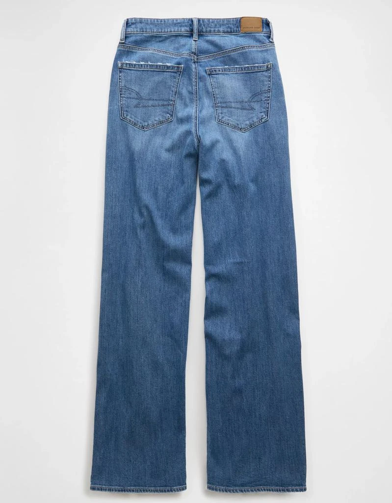 AE AE Dreamy Drape Stretch Super High-Waisted Baggy Wide-Leg Jean 4