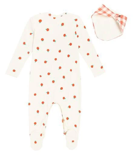 BOBO CHOSES Baby Tomato onesie, blanket and bib set 4
