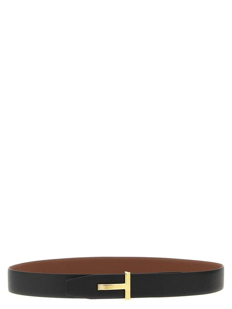 Tom Ford Tom Ford Logo Buckle Reversible Belt 2