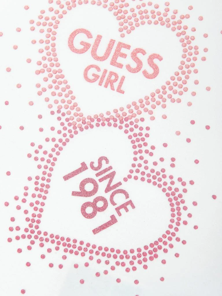GUESS Guess Heart Logo Printed Crewneck T-Shirt 3