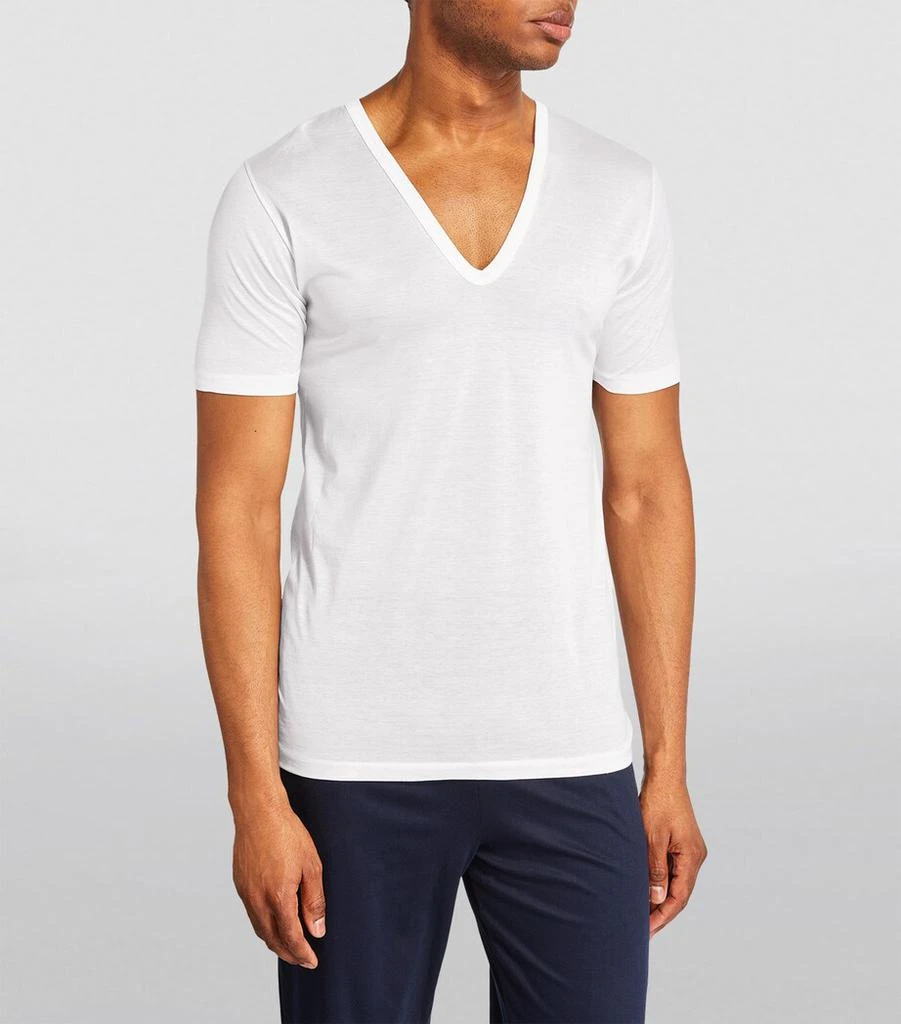 Zimmerli Cotton V-Neck T-Shirt 3