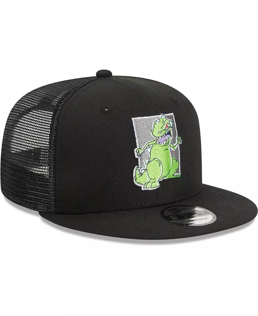 New Era Men's Black Rugrats Reptar Trucker 9FIFTY Snapback Hat 3