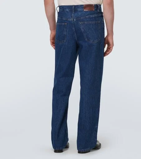 Dries Van Noten Marble-wash wide-leg jeans 4