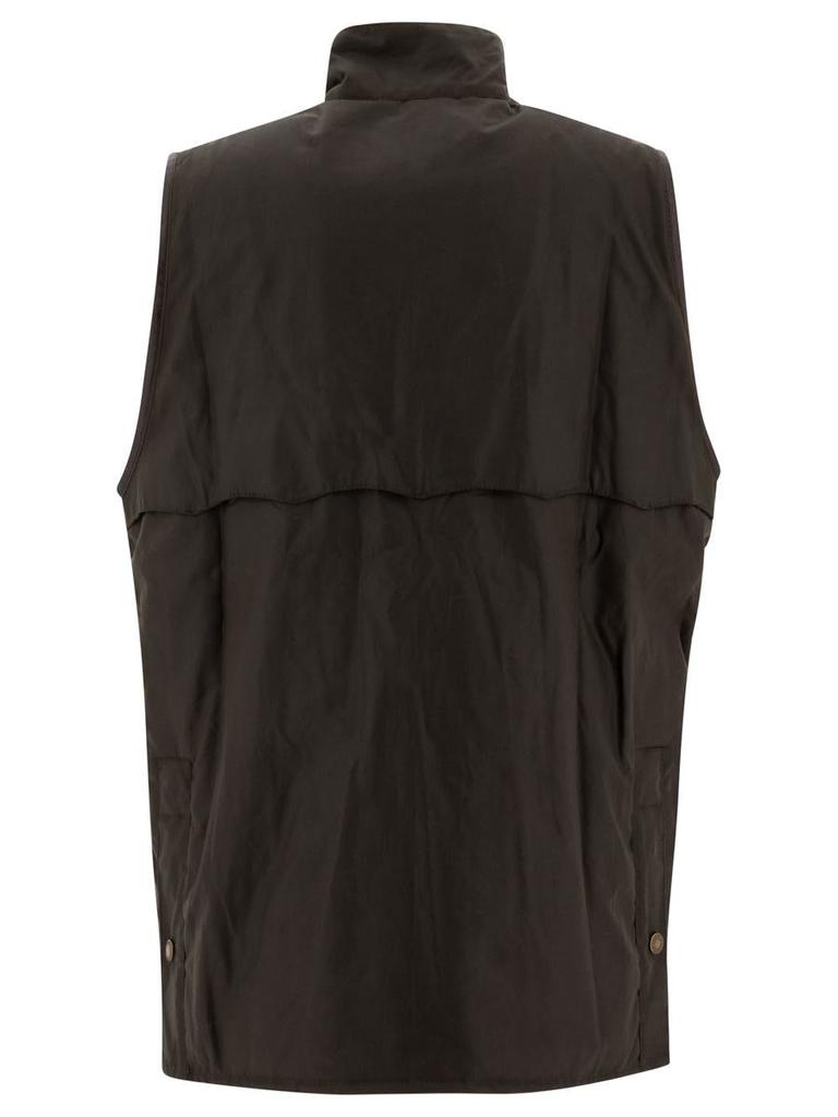 Baracuta Baracuta Barbour X Baracuta Waxed Oversized Vest Jacket