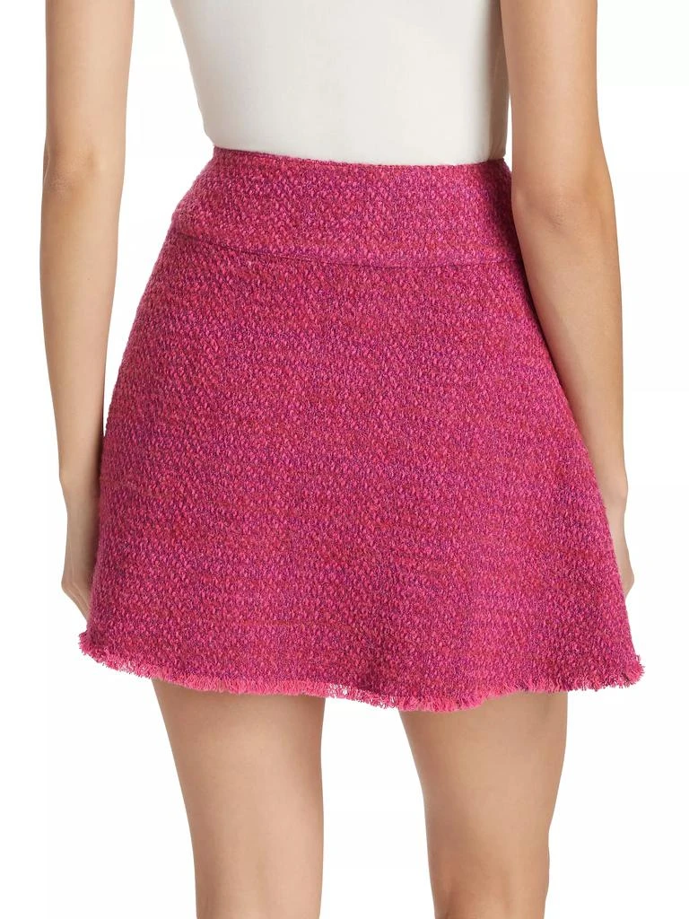 ba&sh Bonnie Tweed Fit &amp; Flare Miniskirt 5