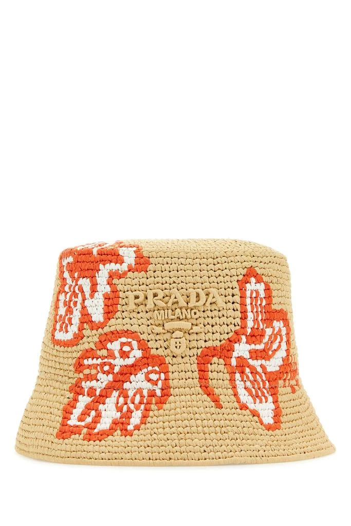 Prada Raffia bucket hat 1