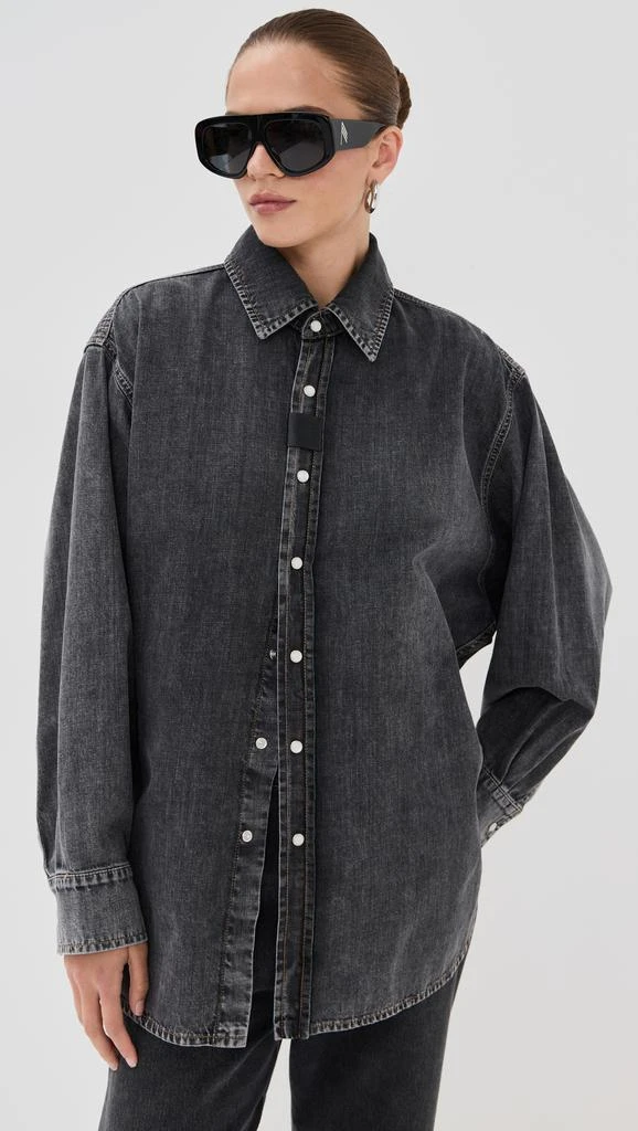 Stella McCartney Black Denim Shirt 1
