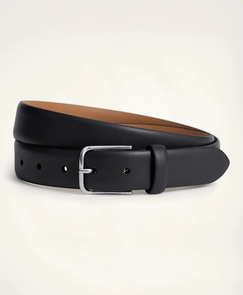 Brooks Brothers Leather Feather Edge Belt 1