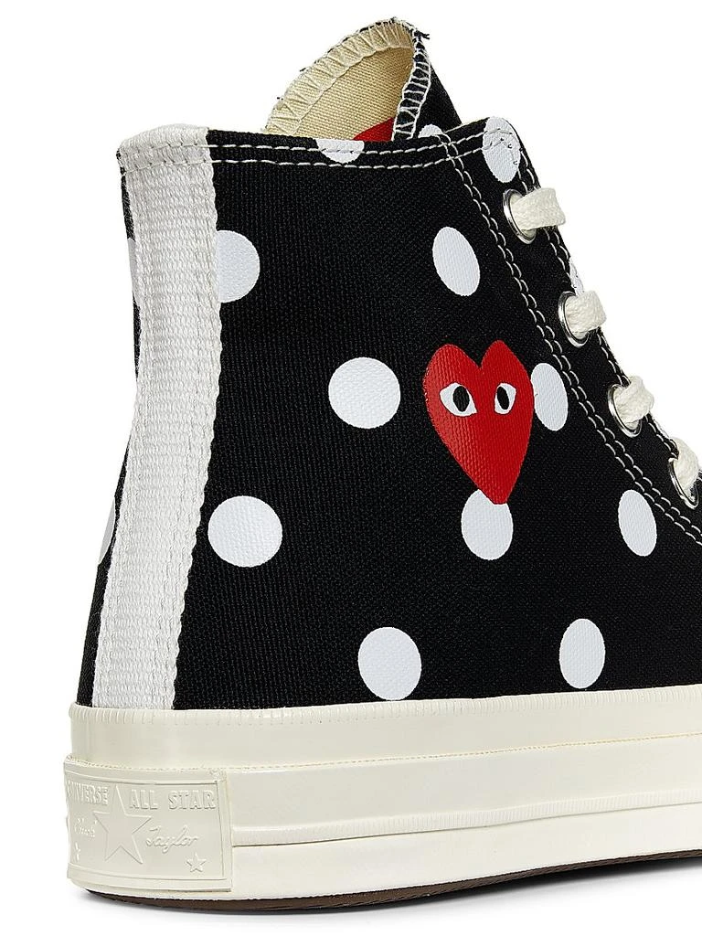 Comme des Garcons CdG Play x Converse Women's Polka Dot High-Top Sneakers 5