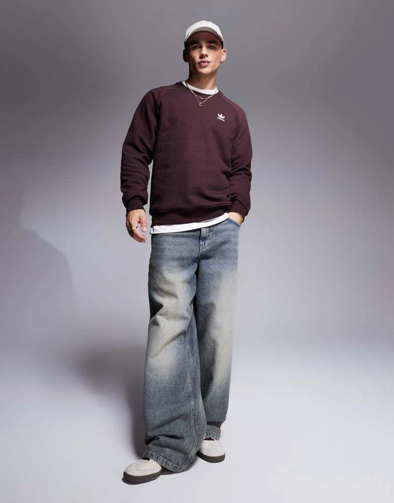 Adidas adidas Originals sweatshirt in shadow brown 4