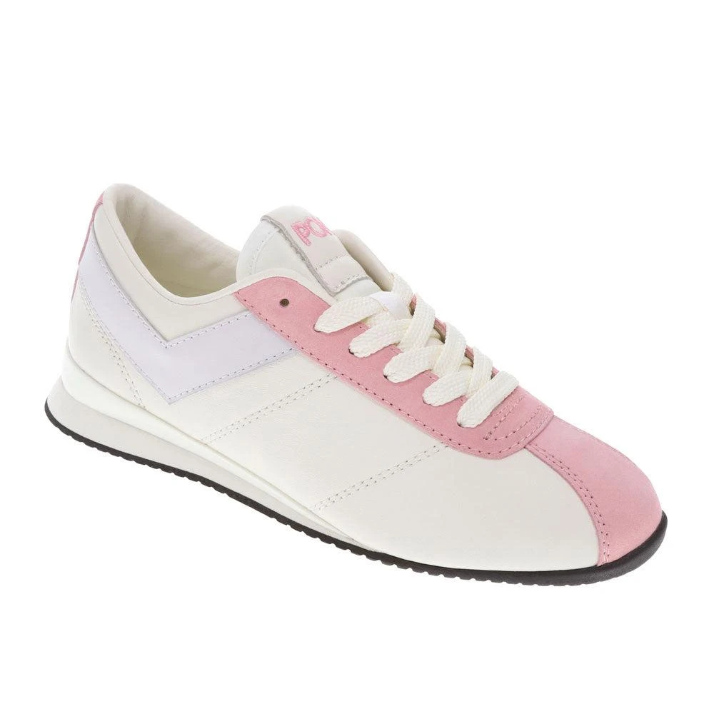 PONY Womens KO-80 Low Genuine Leather and Suede Premium Lace Up Athletic Sneaker Shoe 7