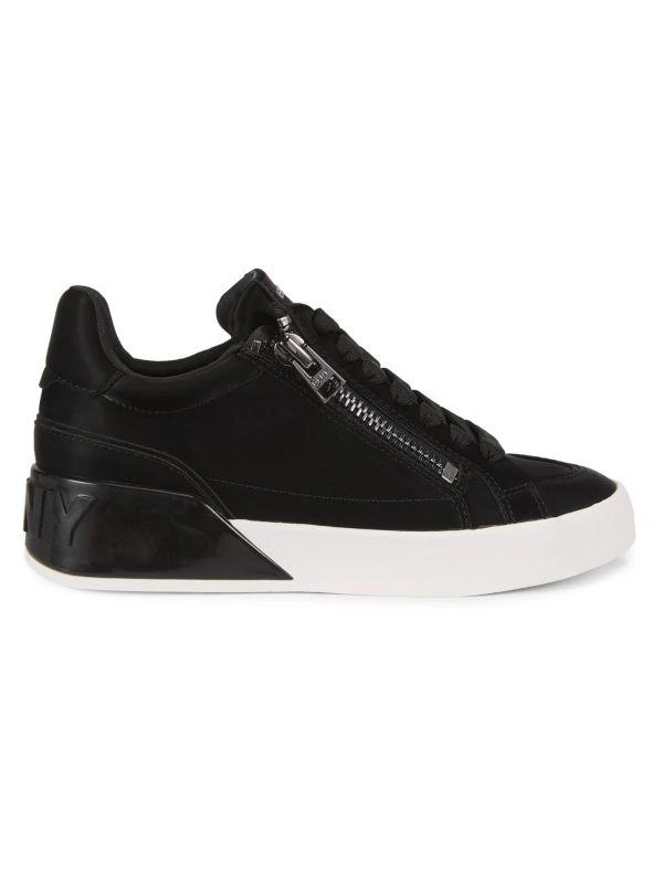 DKNY ​40MM Side-Zip Lace-Up Platform Sneakers 1
