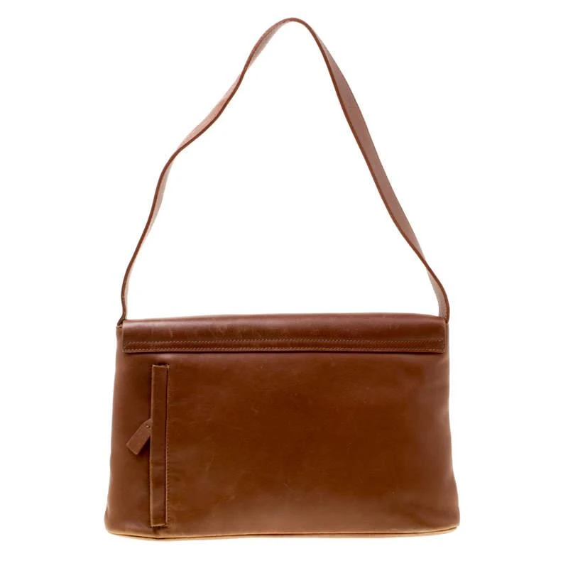 Lanvin Lanvin Brown Leather Shoulder Bag 4