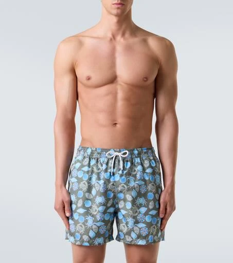 Fedeli Madeira printed swim trunks 2