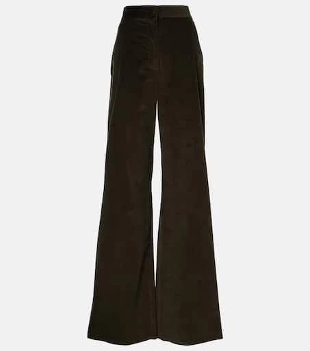 Max Mara Tritone cotton corduroy flared pants 1