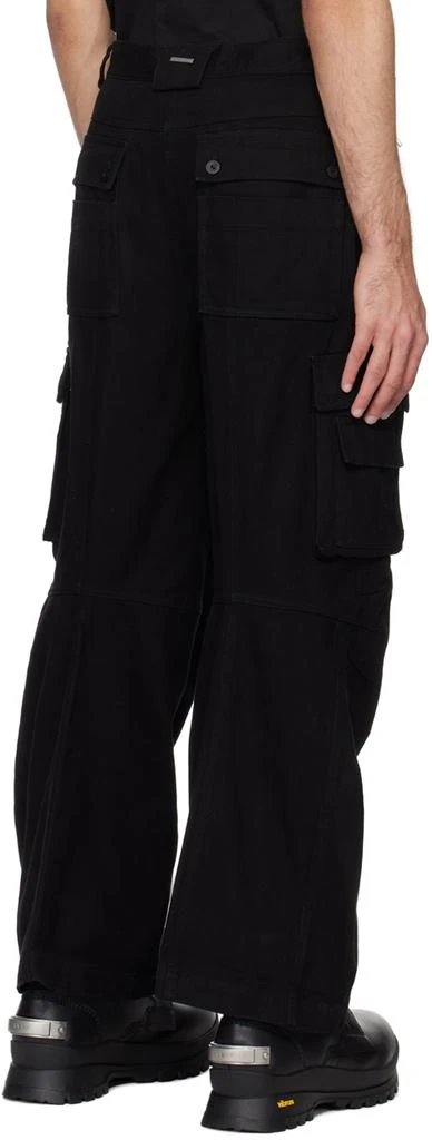 C2H4 Black Construction Cargo Pants 3