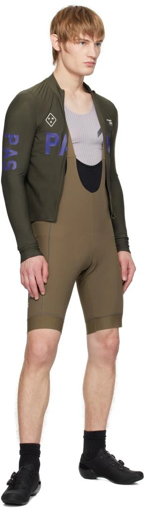 Pas Normal Studios Brown Mechanism Deep Winter Bib Shorts 4