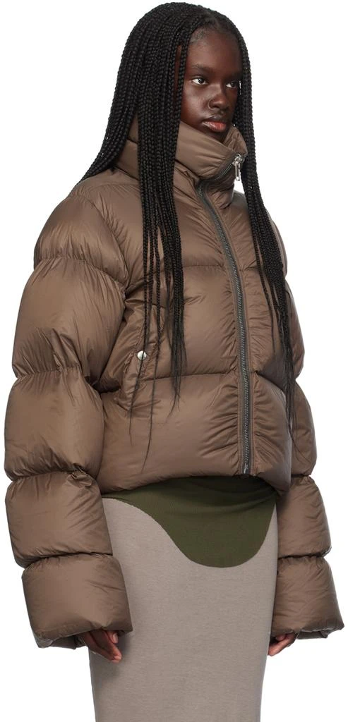 Rick Owens Brown Porterville Turtle Down Jacket IT-44-L - Coats 
