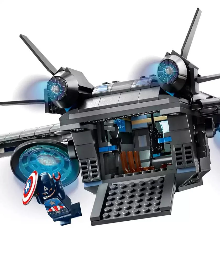 LEGO® Marvel 76248 The Avengers Quinjet Toy Building Set with Black Widow, Thor, Iron Man, Captain America & Loki Minifigures 3