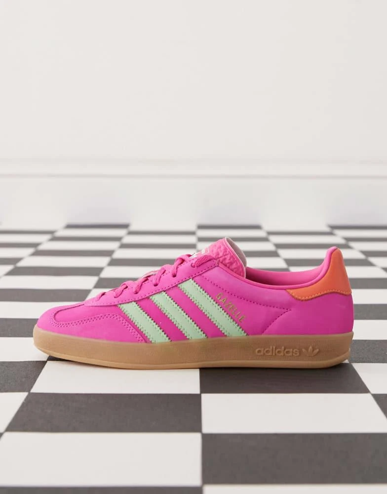 Adidas adidas Originals Gazelle indoor shoes in semi lucid fuchsia 2