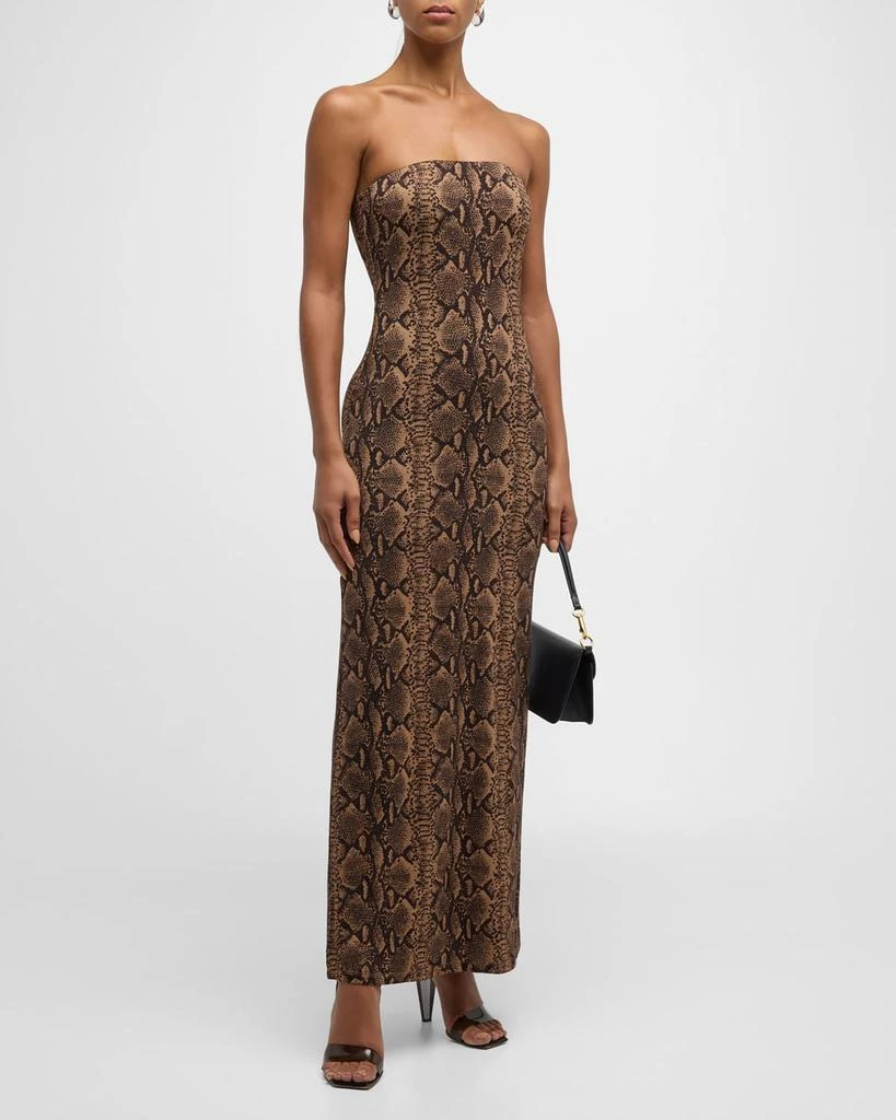 Alice + Olivia Delora Strapless Midi Dress 2