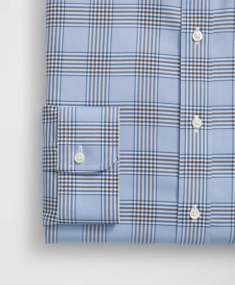 Brooks Brothers Stretch Supima® Cotton Non-Iron English Spread Collar, Bold Plaid Dress Shirt 4