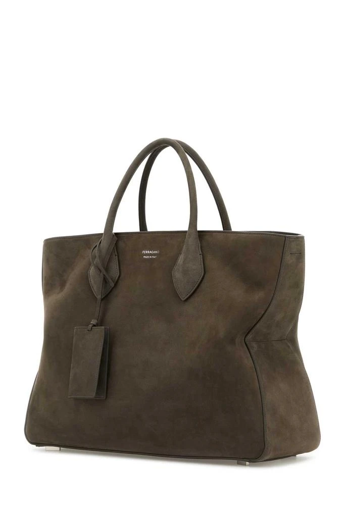 Salvatore Ferragamo MUD LEATHER HANDBAG 2