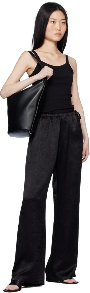 FILIPPA K Black Casual Crinkle Trousers 4