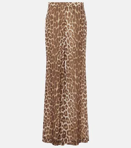Zimmermann Leopard-print flared pants 1