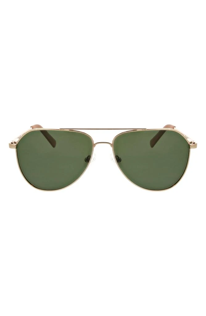 Hurley 60mm Polarized Round Sunglasses 1