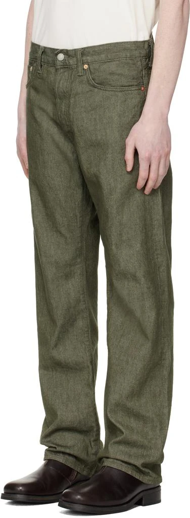 RRL Khaki Vintage 5-Pocket Selvedge Jeans 4
