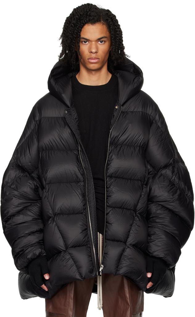 Black Porterville Jumbo Hooded Peter Down Jacket – On Sale Now