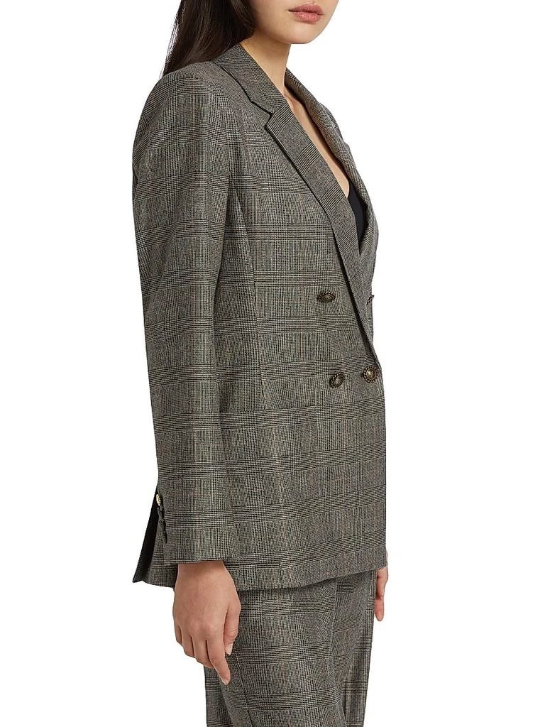 Kobi Halperin Nebula Plaid Double-Breasted Jacket 4