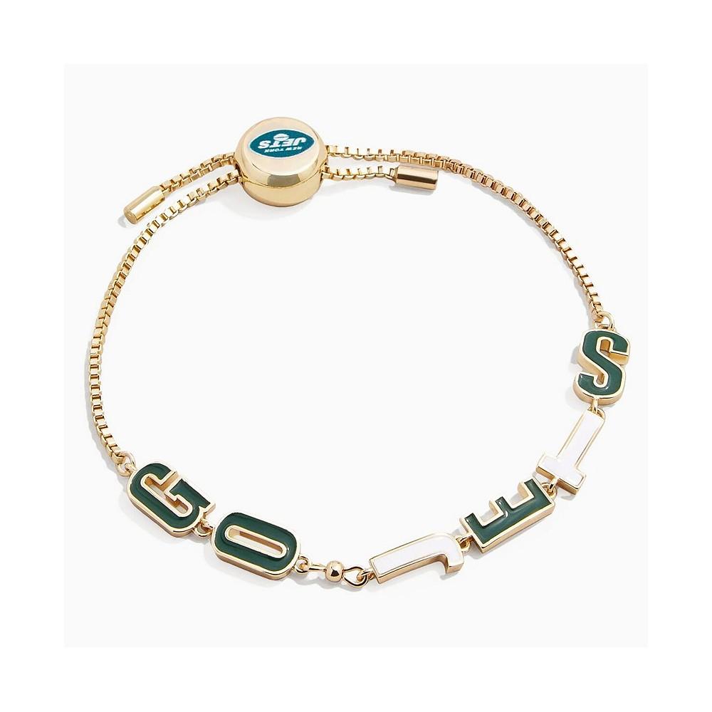 Baublebar Women's New York Jets Slogan Pull-Tie Bracelet