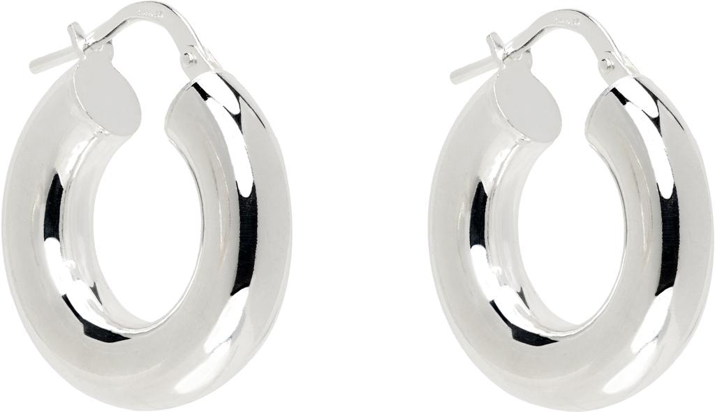 Sophie Buhai Silver Tiny Everyday Hoop Earrings