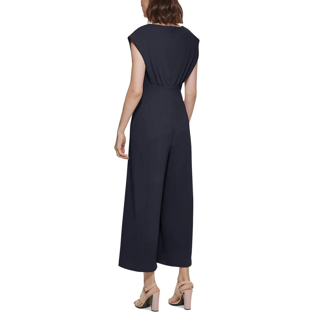 Calvin Klein Womens Cap Sleeve Wide Leg Jumpsuit 2