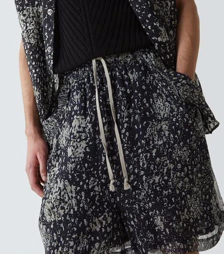 Rick Owens Lido silk shorts 5