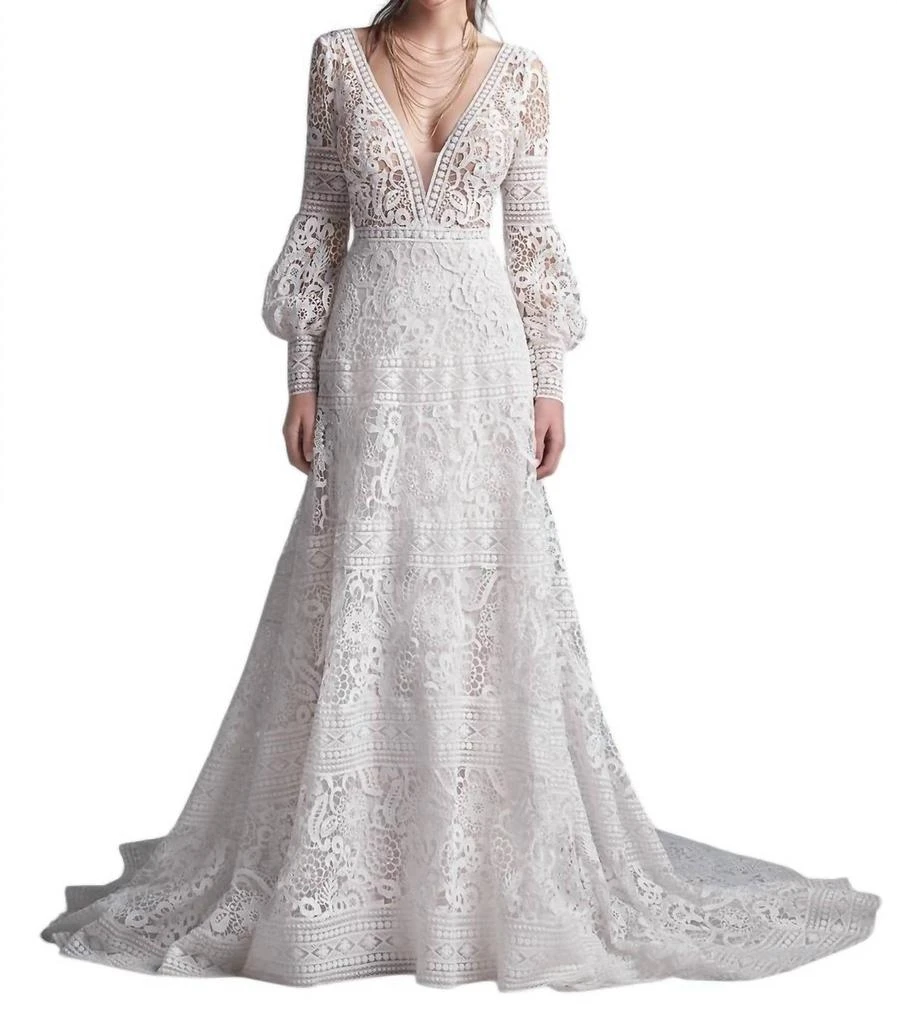 Maggie Sottero Maggie Sottero - Vintage Lace Wedding Dress - antique ivory - 10 Maggie Sottero Maggie Sottero - Vintage Lace Wedding Dress - antique ivory - 10