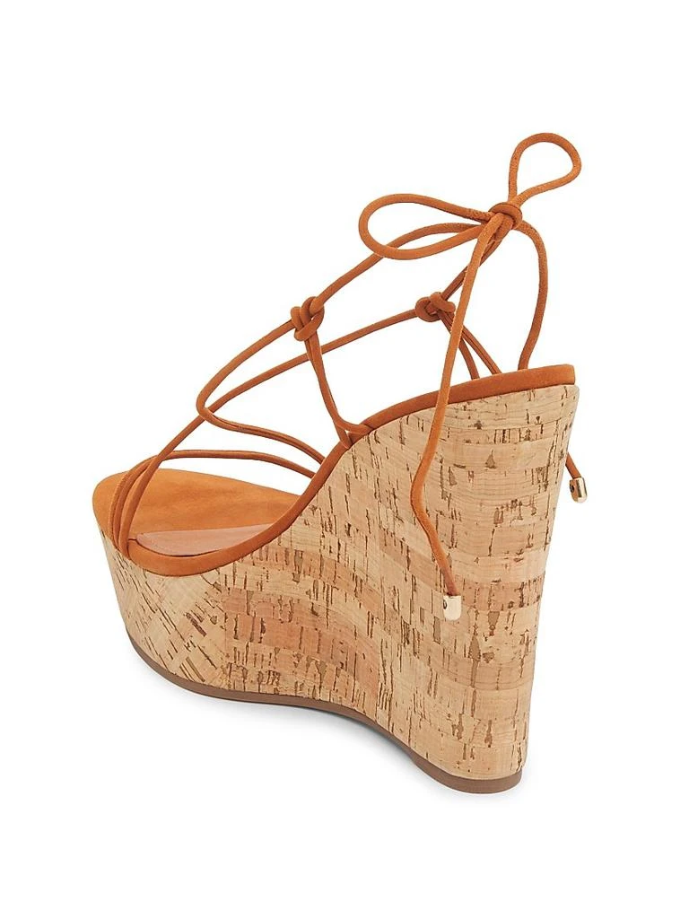 Schutz Calabria 100MM Suede Platform Wedge Sandals 3