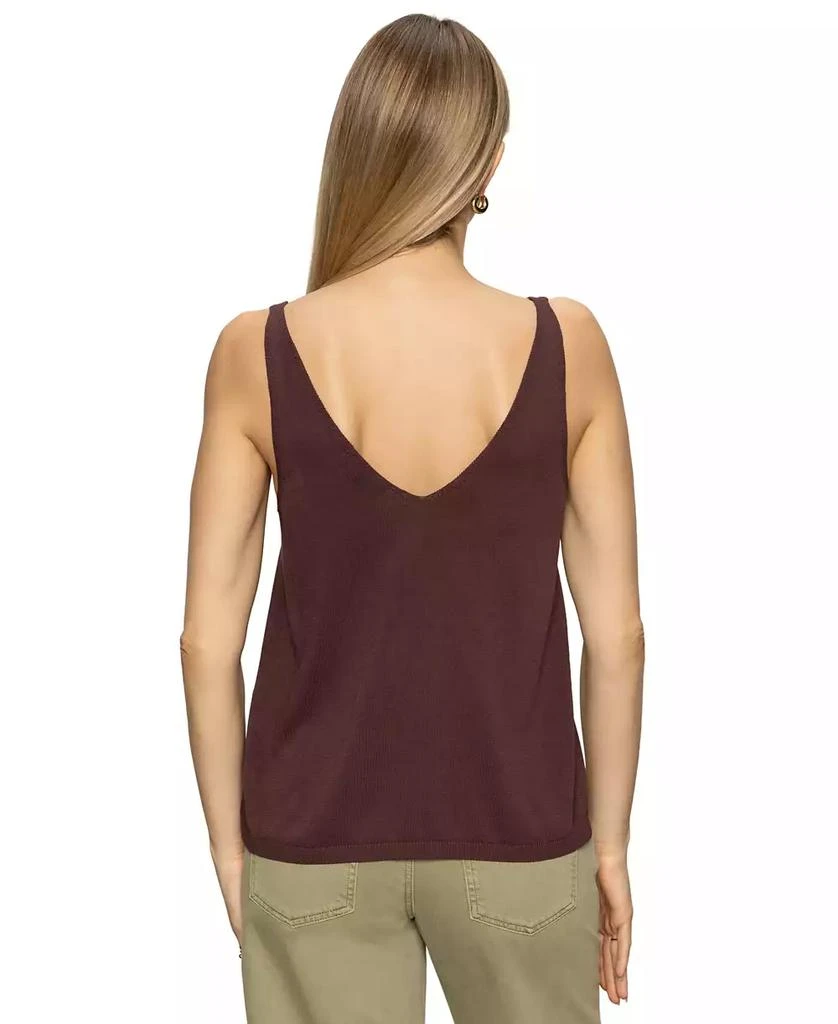 Sanctuary Women's V-Neck Sleeveless Pullover Sweater 5