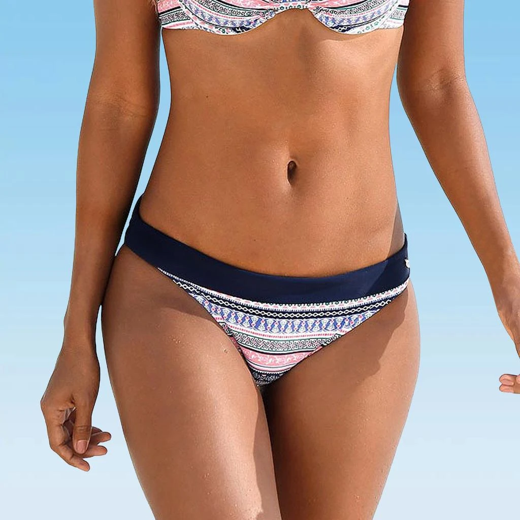 LASCANA Women
s Print Classic Bikini Swim Bottom 5