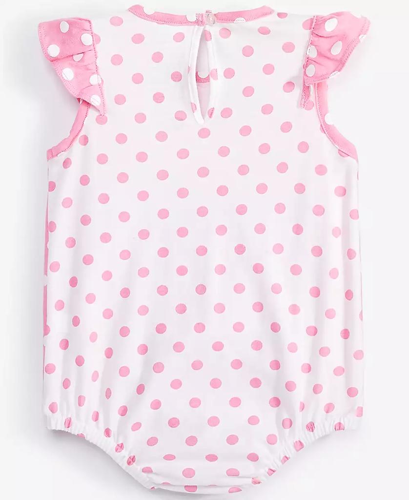 First Impressions Baby Girls Dot-Print Skirted Sunsuit, Exclusively at Macy's