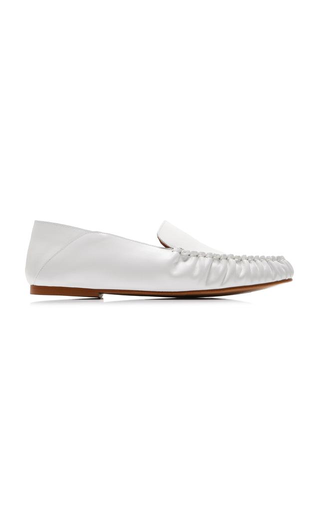 Flattered Flattered - Bonbon Leather Loafers - White - IT 37 - Moda Operandi