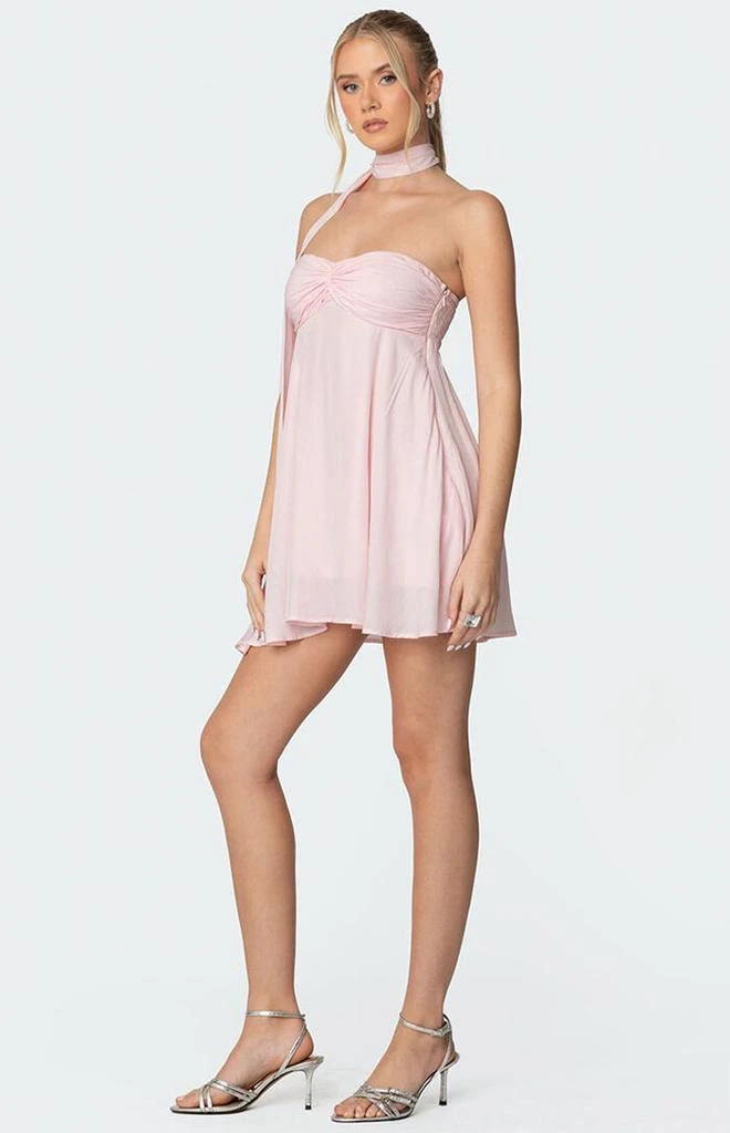 Edikted Pheona Strapless Scarf Mini Dress 2