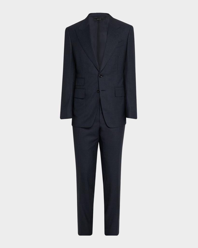 Tom Ford Men's Shelton Tiny Houndstooth Suit