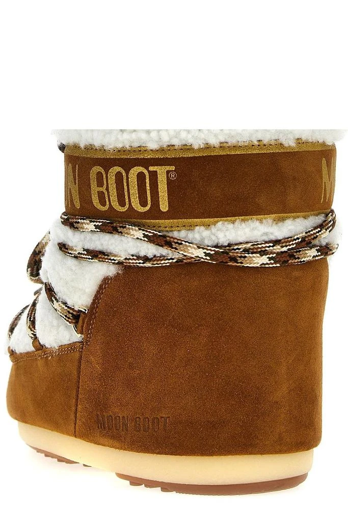 Moon Boot Moon Boot Logo Printed Shearling Lace-Up Boots 3