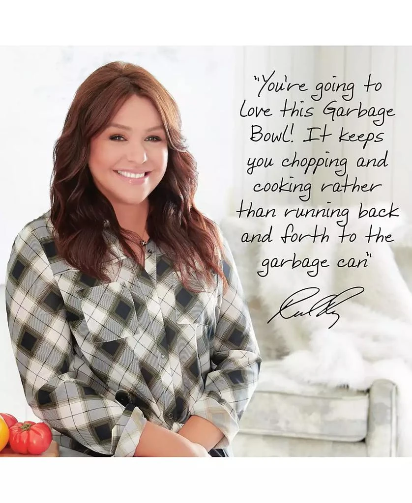 Rachael Ray Kitchen Prep Garbage Bowl, Veg-a-Peel, and Bench Scrape Set 8